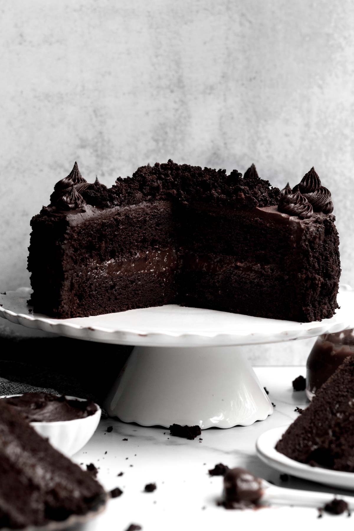 Four-Layer Chocolate Birthday Cake with Milk Chocolate Ganache and Nutella  Buttercream Recipe | Bon Appétit